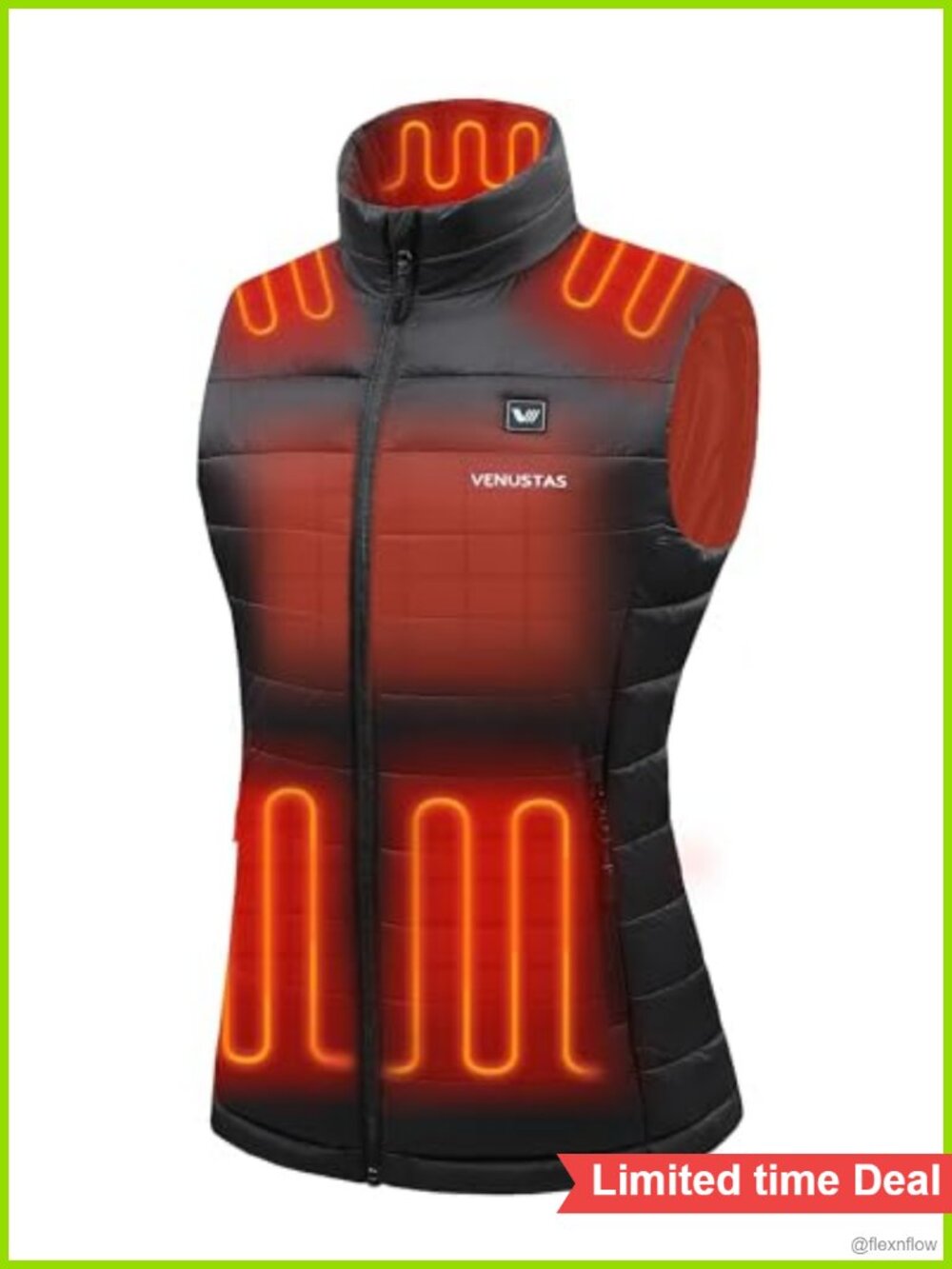 Women's Heated Vest with Battery, Lightweight Quilted Vest
